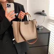 Bolsa Feminina Transversal Média Bolsa Feminina Cor Cáqui Foto mini 4
