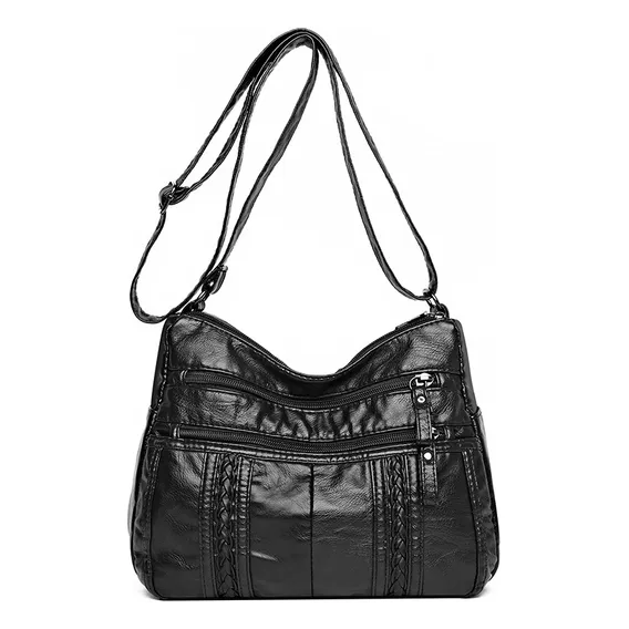 Bolsa Feminina Transversal Ombro Pu Macio Feminina Media Wicopet Bolsa Feminina Couro Foto 1
