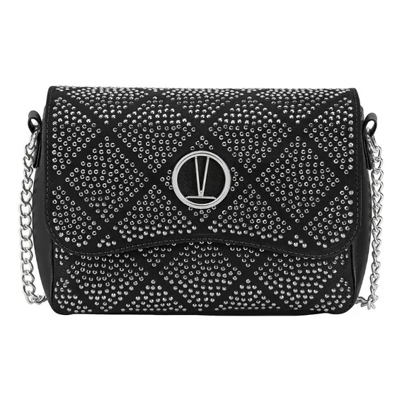 Bolsa Feminina Vizzano Camurça Preto Foto 1
