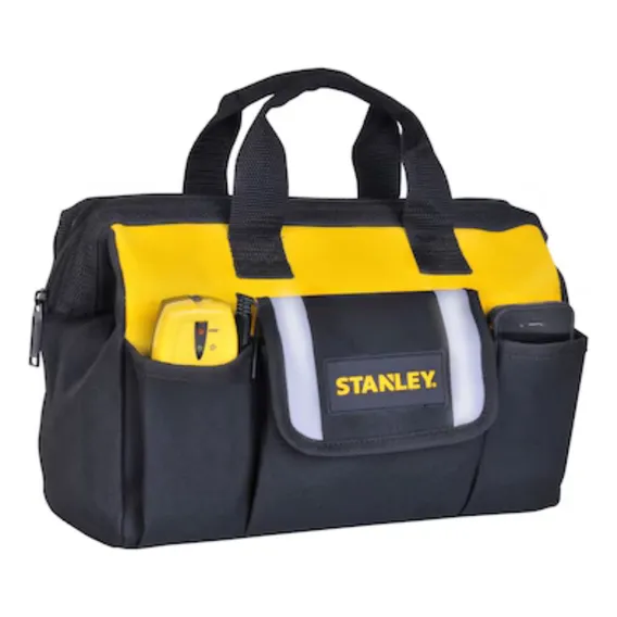 Bolsa Ferramentas Stanley Stst512114 12 Bolsos Cor Preto/Amarelo Foto 1