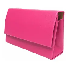 Bolsa Festa Balada Casual Clutch Alça Corrente Cor Rosa Pink Foto mini 2