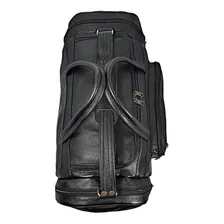 Bolsa Grande De Viagem Masculina Espaçosa De Couro Preto Foto mini 3