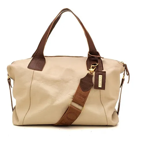 Bolsa Grande Feminina Couro Legitimo Alça Removivel Foto 1