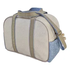 Bolsa Grande Maternidade Personalizada Jeans Bebe + Ursinho Foto mini 3