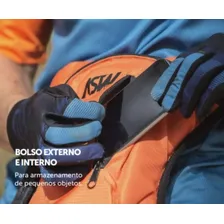 Bolsa Hidratação Asw Tank Lite Laranja Mochila Hidratação Foto mini 4