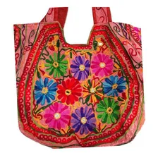 Bolsa Indiana Tradicional Bordada A Linha Foto mini  2