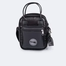 Bolsa Infantil Laço De Organza Pampili Teen Cor Preto Foto mini 2