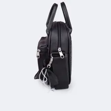 Bolsa Infantil Laço De Organza Pampili Teen Cor Preto Foto mini 3