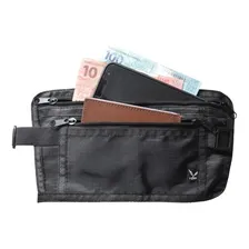 Bolsa Invisivel Pochete Viagem Cinto Doleira Celular iPhone Cor Preto Foto mini 1