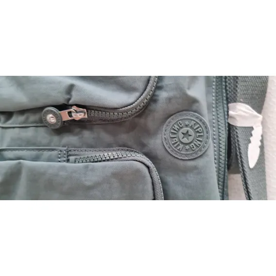 Bolsa Kipling Sidney Azul Claro Alça Transversal Original Foto 1