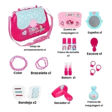 Bolsa Kit De Beleza Infantil Brinquedo Para Meninas Foto mini  2