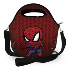Bolsa Lancheira Térmica Escolar Infantil - Herói Aranha Foto  mini 1