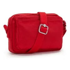 Bolsa Linda Feminina Pequena Transversal Abanu Kipling Cor Vermelho Foto mini  2