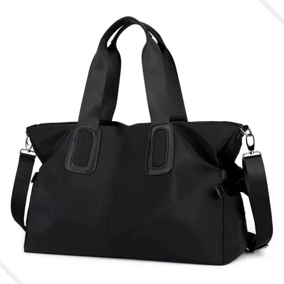 Bolsa Mala Feminina Academia Esportiva - Preto Foto 1