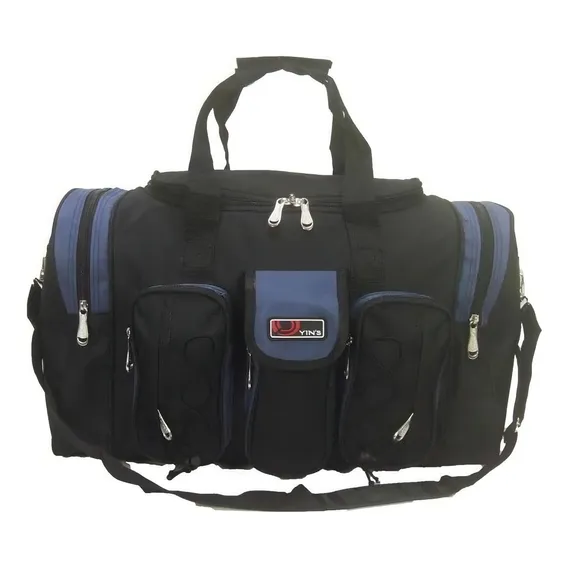 Bolsa Mala Viagem Sacola Média Reforçada Esportiva Azul Foto 1