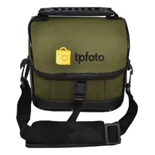 Bolsa Maleta Crazy P/ Cânon Nikon Fuji Cosmus Verde Militar Foto  mini 1