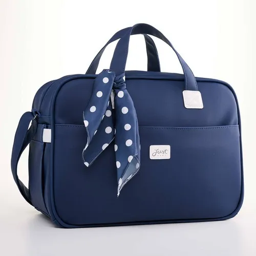 Bolsa Maternidade Candy Azul Just Baby Foto 1