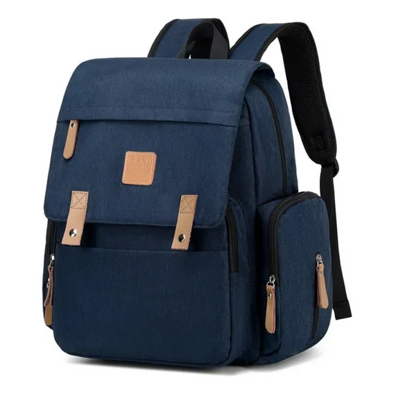 Bolsa Maternidade Land Luxury Azul Com Trocador Foto 1