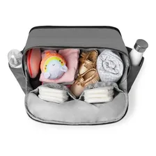 Bolsa Maternidade Madison Square Diaper Tote - Skip Hop Cor Cinza Foto mini 3