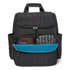 Bolsa Maternidade Mochila C/trocador Bolsa Térmica Skip Hop Cor Preto Foto mini  3