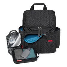Bolsa Maternidade Mochila C/trocador Bolsa Térmica Skip Hop Cor Preto Foto mini  2