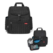 Bolsa Maternidade Mochila C/trocador Bolsa Térmica Skip Hop Cor Preto Foto  mini 1