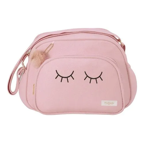 Bolsa Maternidade Pequena Menina Pirulitando Chuva De Amor Cor Rosa Foto 1