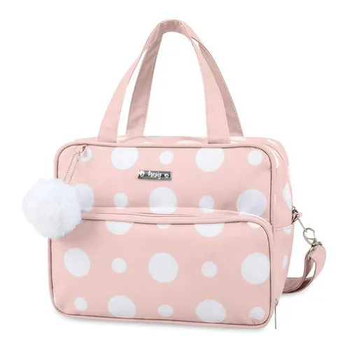 Bolsa Maternidade Pompom M Rosa - Hug Foto 1