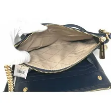 Bolsa Michael Kors Kenly Large Dupla Crossbody Clutch Cor Azul-escuro Foto mini 2