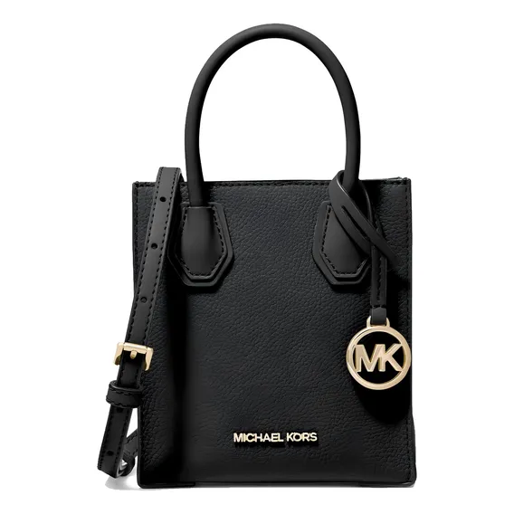 Bolsa Michael Kors Original Crossbody Mercer Small Black Color Black Foto 1