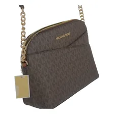 Bolsa Michael Kors Transversal Jet Set Logo Pequena Foto mini 4