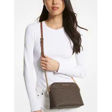 Bolsa Michael Kors Transversal Jet Set Logo Pequena Foto mini 2