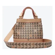 Bolsa Mini Tote Schutz Emma New Triangle S500181185 Bege Original Foto mini 3