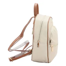 Bolsa Mochila Chenson Bolsa De Costas-bolsa Mochila-mochilinha - Bege Foto mini 4