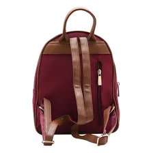 Bolsa Mochila Chenson Bolsa De Costas-bolsa Mochila-mochilinha - Vinho Foto mini  3
