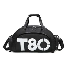 Bolsa Mochila Mala Viagem Academia Feminina Masculina Grande Cor Preto Foto mini  2