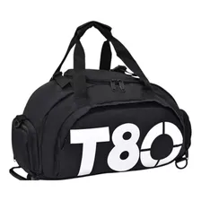 Bolsa Mochila Mala Viagem Academia Feminina Masculina Grande Cor Preto Foto mini  3