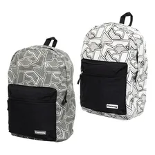 Bolsa Mochila Unissex Escolar Geometric Básica Convoy Foto mini 1