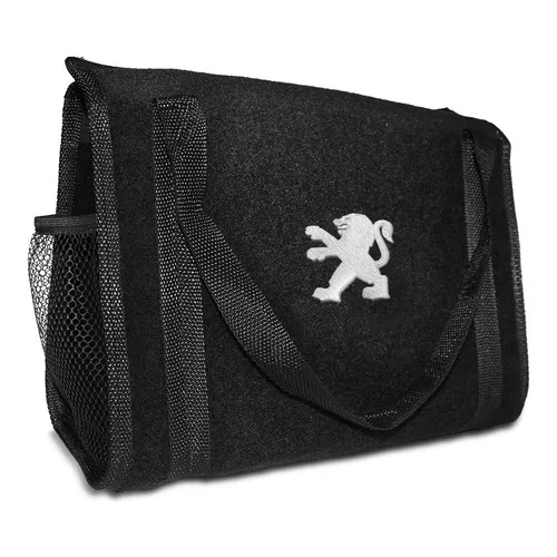 Bolsa Organizadora Porta Malas Logo Da Montadora Bordado Cor Peugeot Foto 1