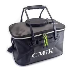 Bolsa Para Isca Viva + Oxigenador Portátil - Preto/ Vermelho Cor Preto com vermelho Foto mini  3