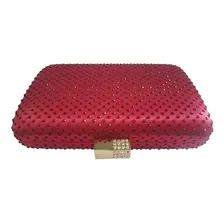 Bolsa Para Mulher Festa Pedraria Bordo Madrinha Casamento Foto mini  2