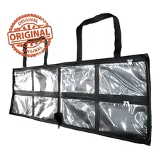 Bolsa Pasta Organizadora Escolar Escritorio Mostruário 8 Div Cor Preto Desenho do tecido Preto Liso Foto mini  2
