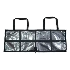 Bolsa Pasta Organizadora Escolar Escritorio Mostruário 8 Div Cor Preto Desenho do tecido Preto Liso Foto mini  3