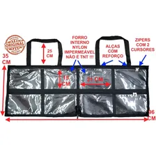 Bolsa Pasta Organizadora Escolar Escritorio Mostruário 8 Div Cor Preto Desenho do tecido Preto Liso Foto mini 4