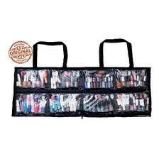 Bolsa Pasta Organizadora Escolar Escritorio Mostruário 8 Div Cor Preto Desenho do tecido Preto Liso Foto  mini 1