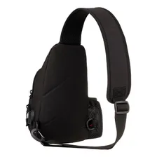 Bolsa Peito Bolsa Ombro Tático Militar Mensageiro Usb Cor Preto Foto mini  2