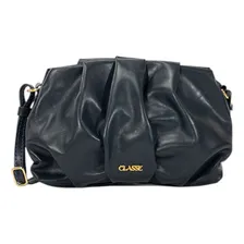 Bolsa Pequena Pouch Classe Couro LegĂtimo Alça Transversal Cor Marinho Foto mini 1