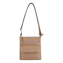 Bolsa Pequena Transversal De Couro Alana Cor Nude Foto  mini 1