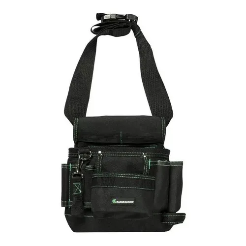 Bolsa Pochete P/ Ferramentas 3 Bolsos Cg 405 Carbografite Cor Preto Foto 1