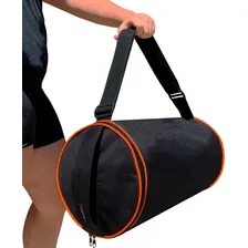 Bolsa Porta Bolas Cor Preto-laranja Foto mini 1
